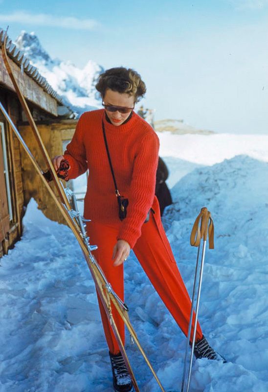 Toni Frissell 'Lady In Red' Unframed Archival Pigment Print