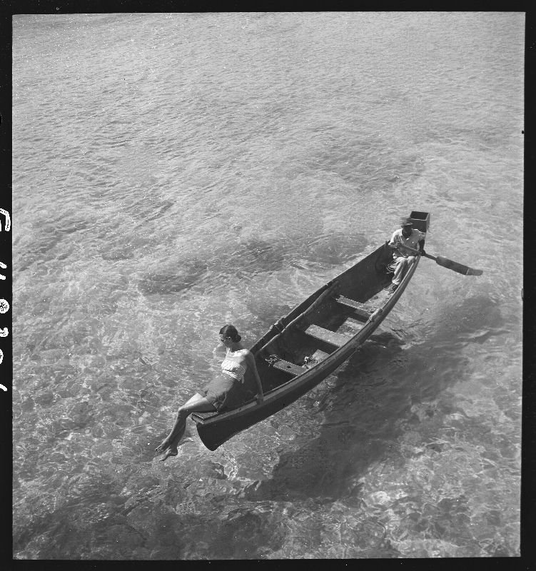 Toni Frissell 'Model In Montego Bay' Unframed Archival Pigment Print