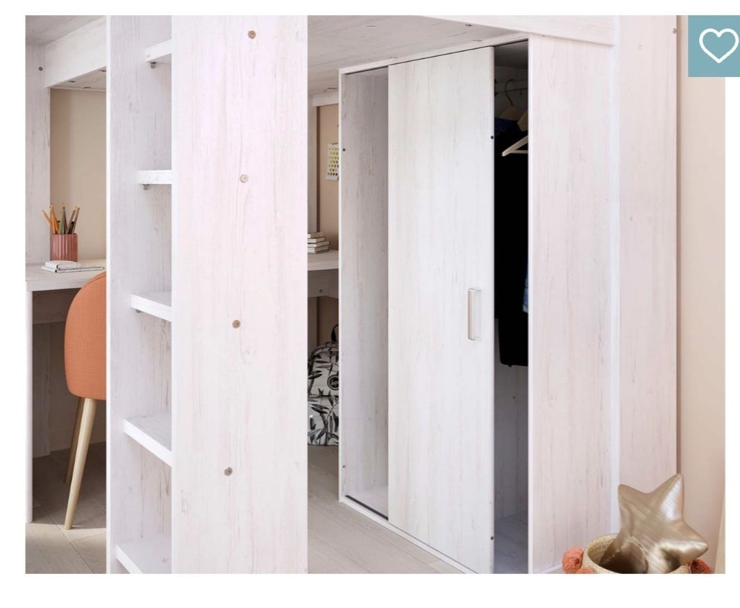 Room To Grow   Higher High Sleeper With Desk & Ward photo furniture