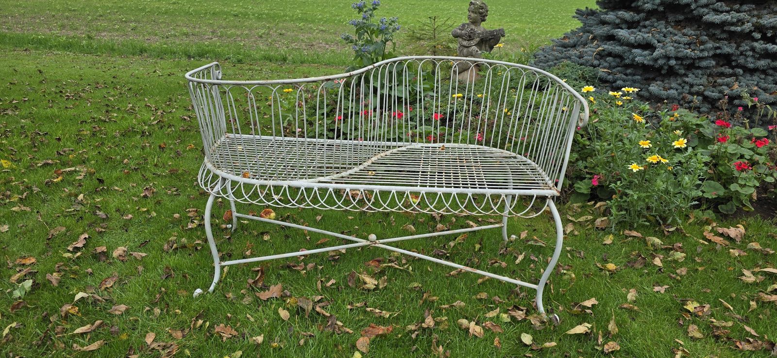 French Conservatory Garden Love Seat photo Garden Furniture