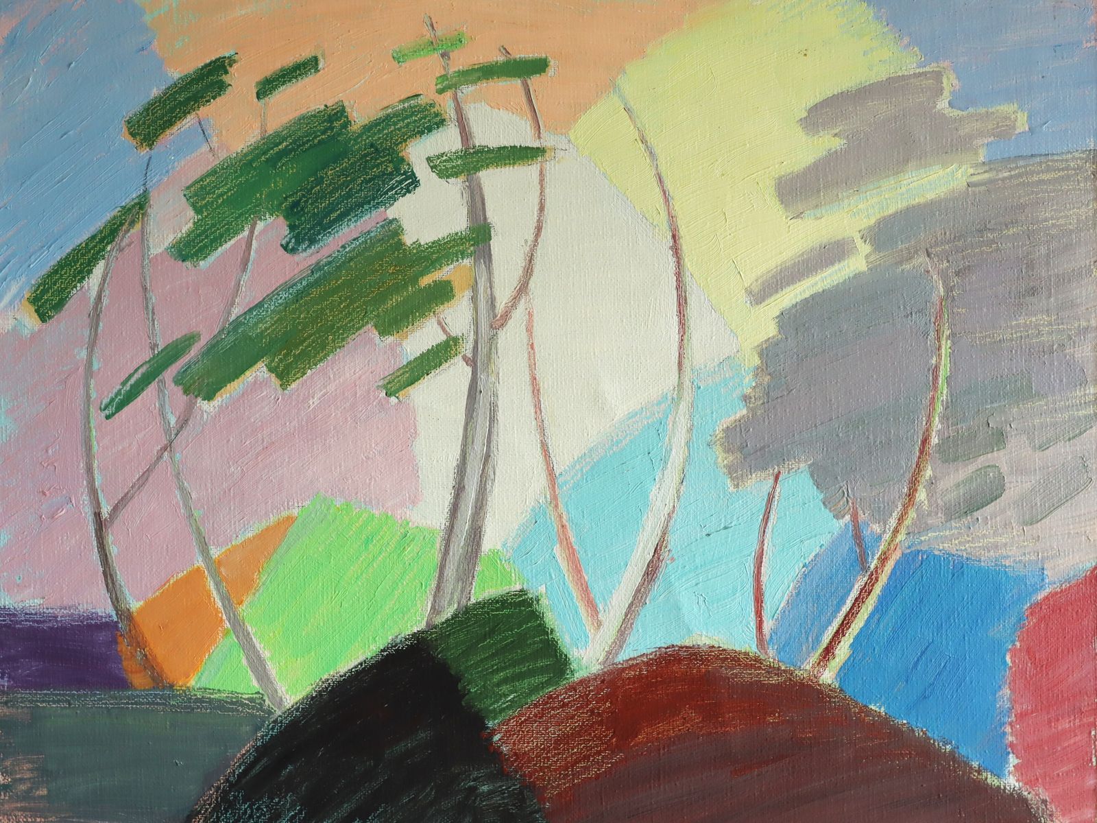 photo vinterior Rhythms Of The Wind Oil Painting