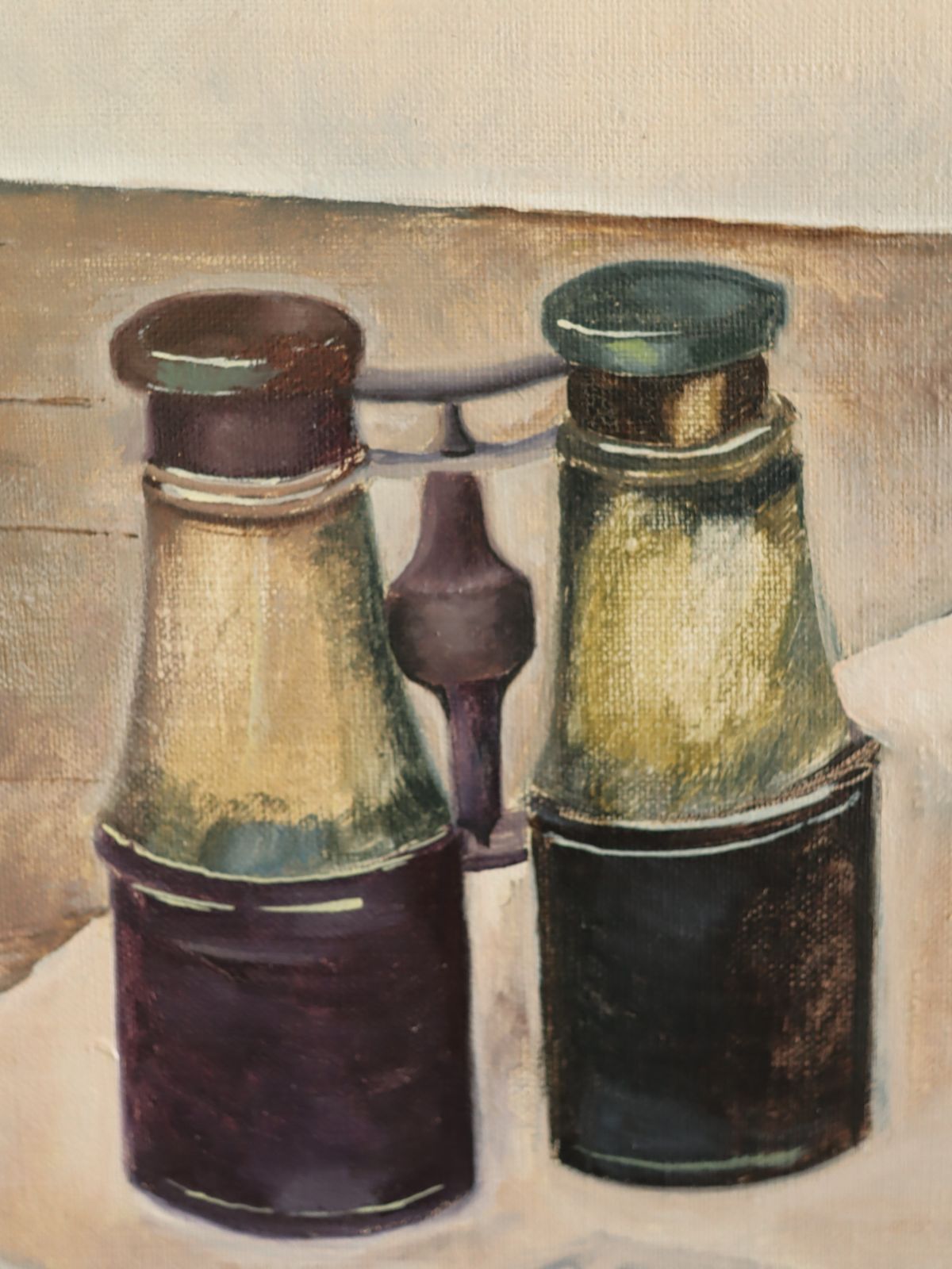 Still Life With Binoculars Oil Painting photo 380.0