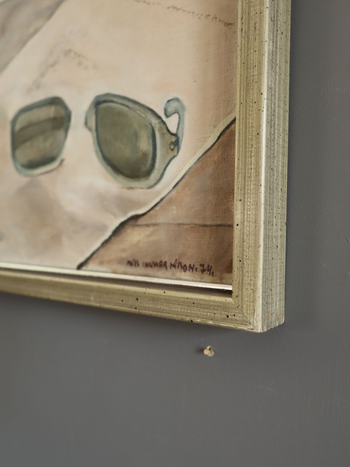 Stilleven met verrekijker, olieverfschilderij photo buy