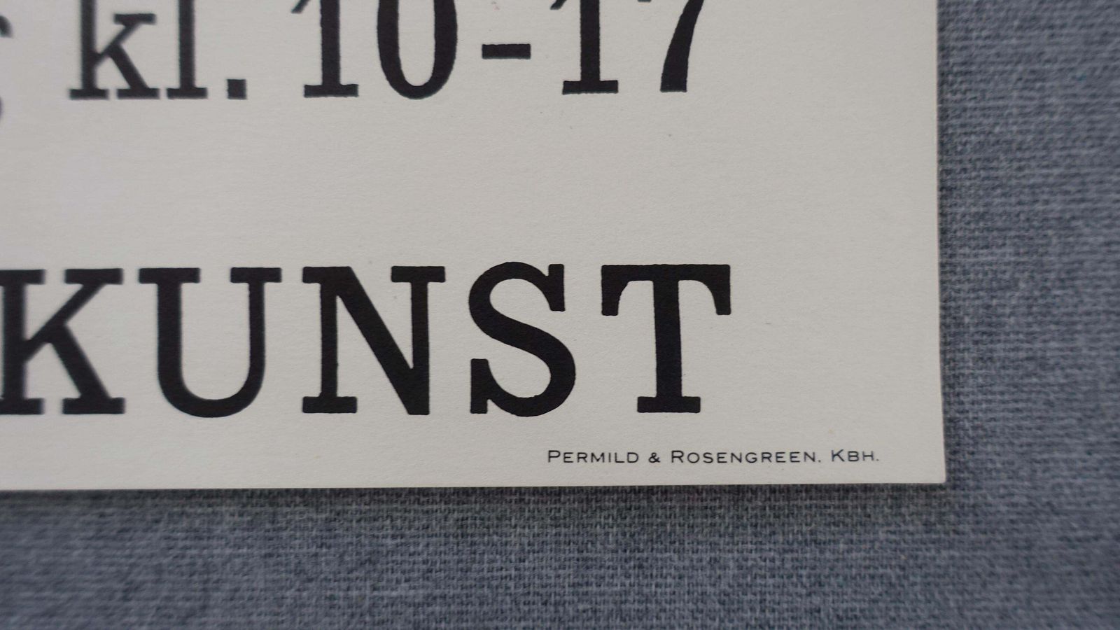1959 Paul Klee Exhibition Poster From Statens Museum For Kunst   Original Vintage Poster photo Art