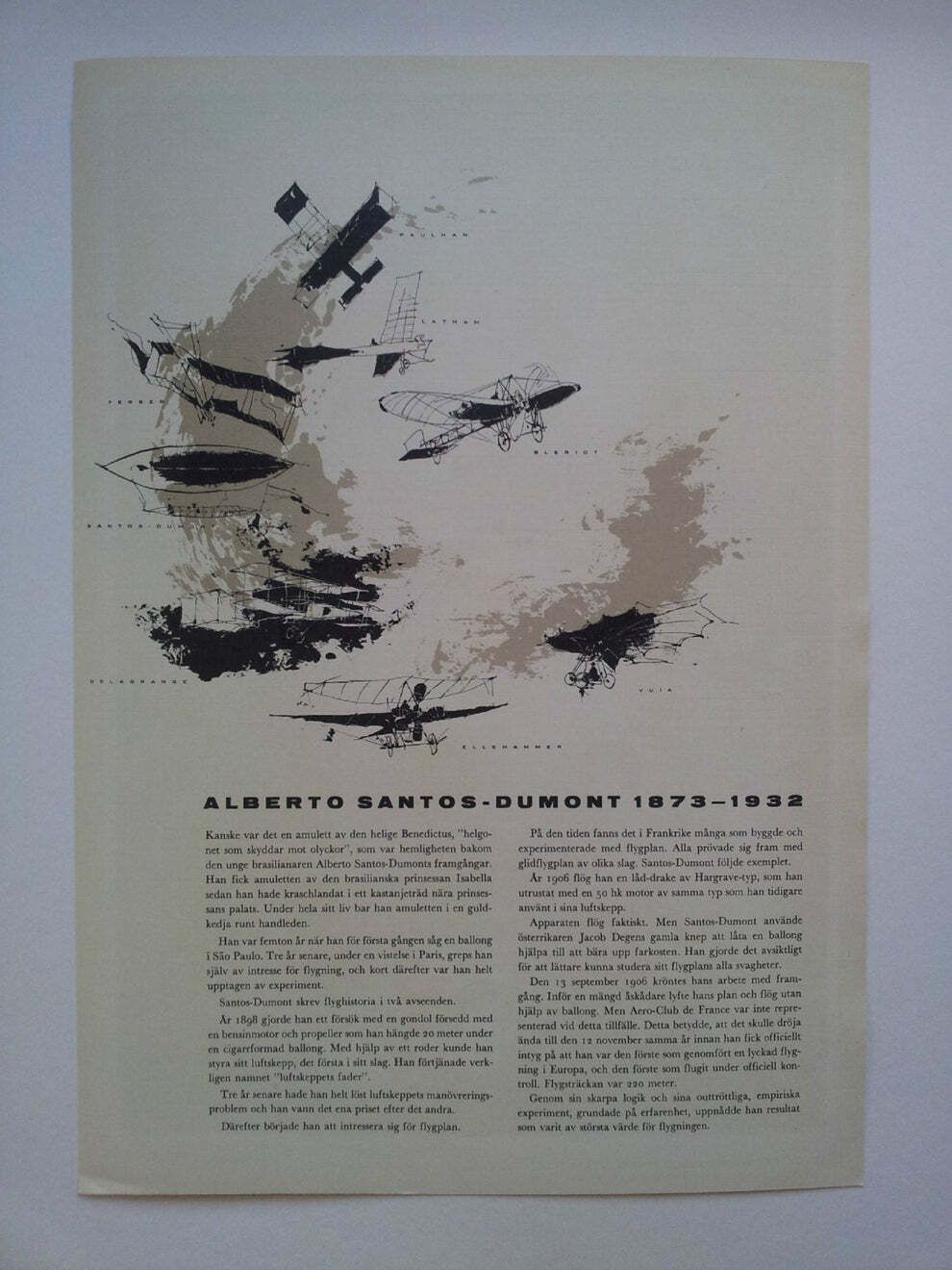 1960 Sas Airlines Poster (J. W. ægidius Elling)   Original Vintage Poster photo 63.0