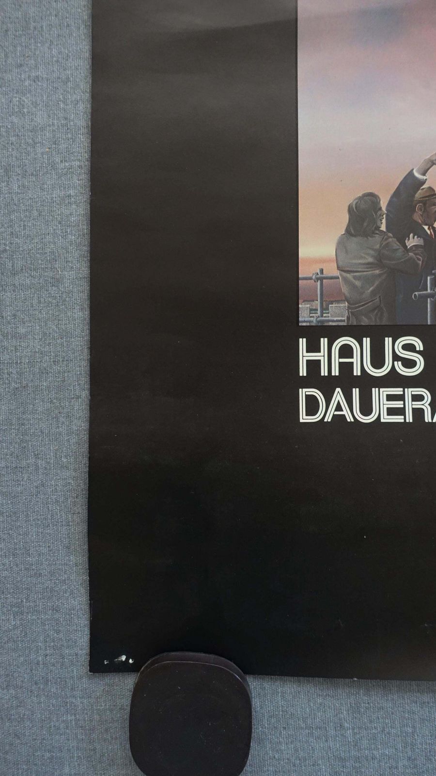 1980s Berlin Wall Exhibition Poster   Original Vintage Poster photo for sale