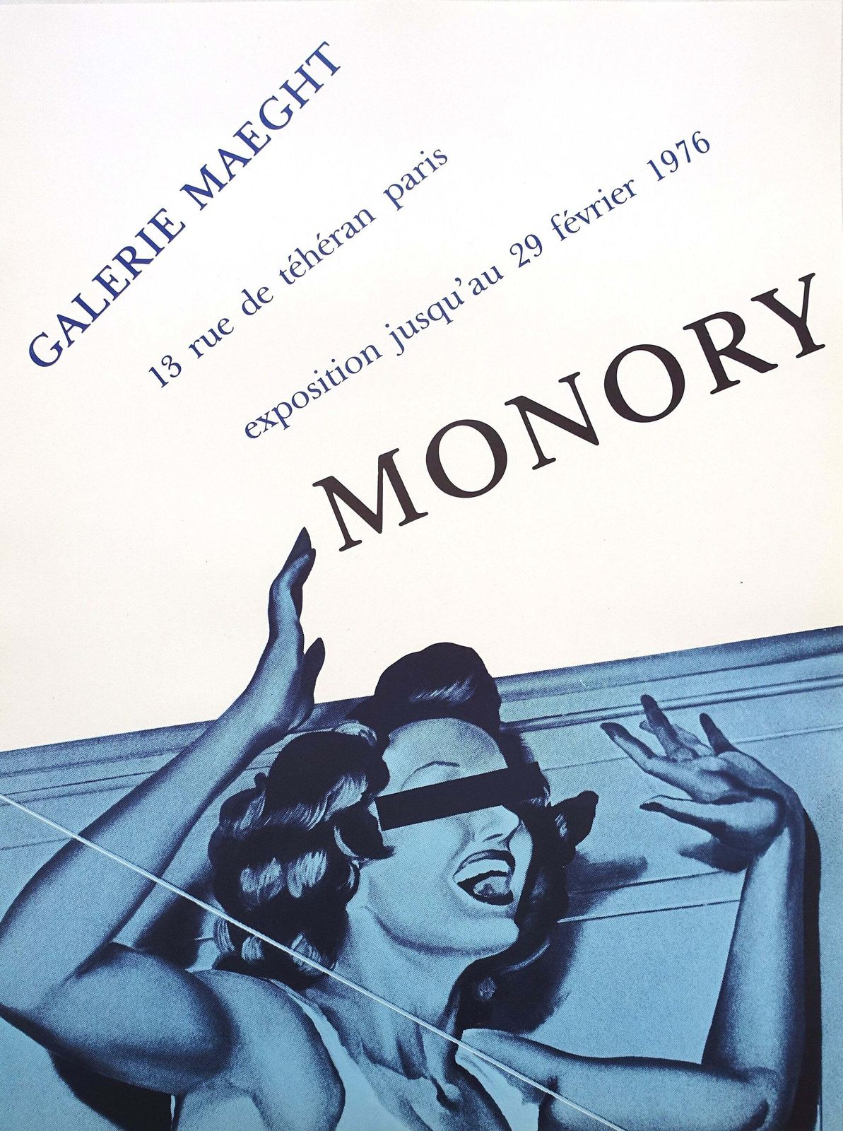 1976 Monory Gallerie Maeght   Original Vintage Poster