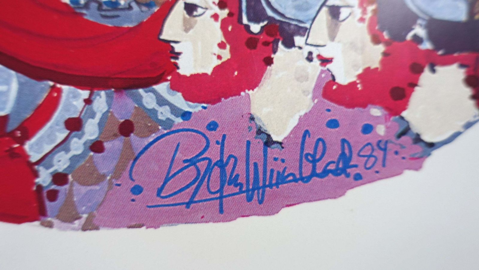 1984 Bjørn Wiinblad's Special Easter Artwork   Original Vintage Poster photo Art