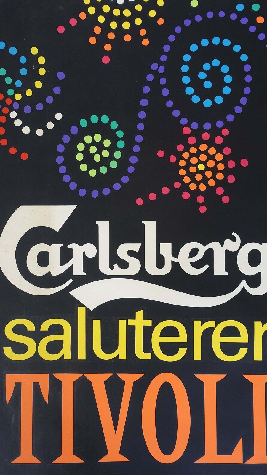 Carlsberg Tivoli Olifant Jubileumposter, 1962 — Vintage Poster photo Kunst