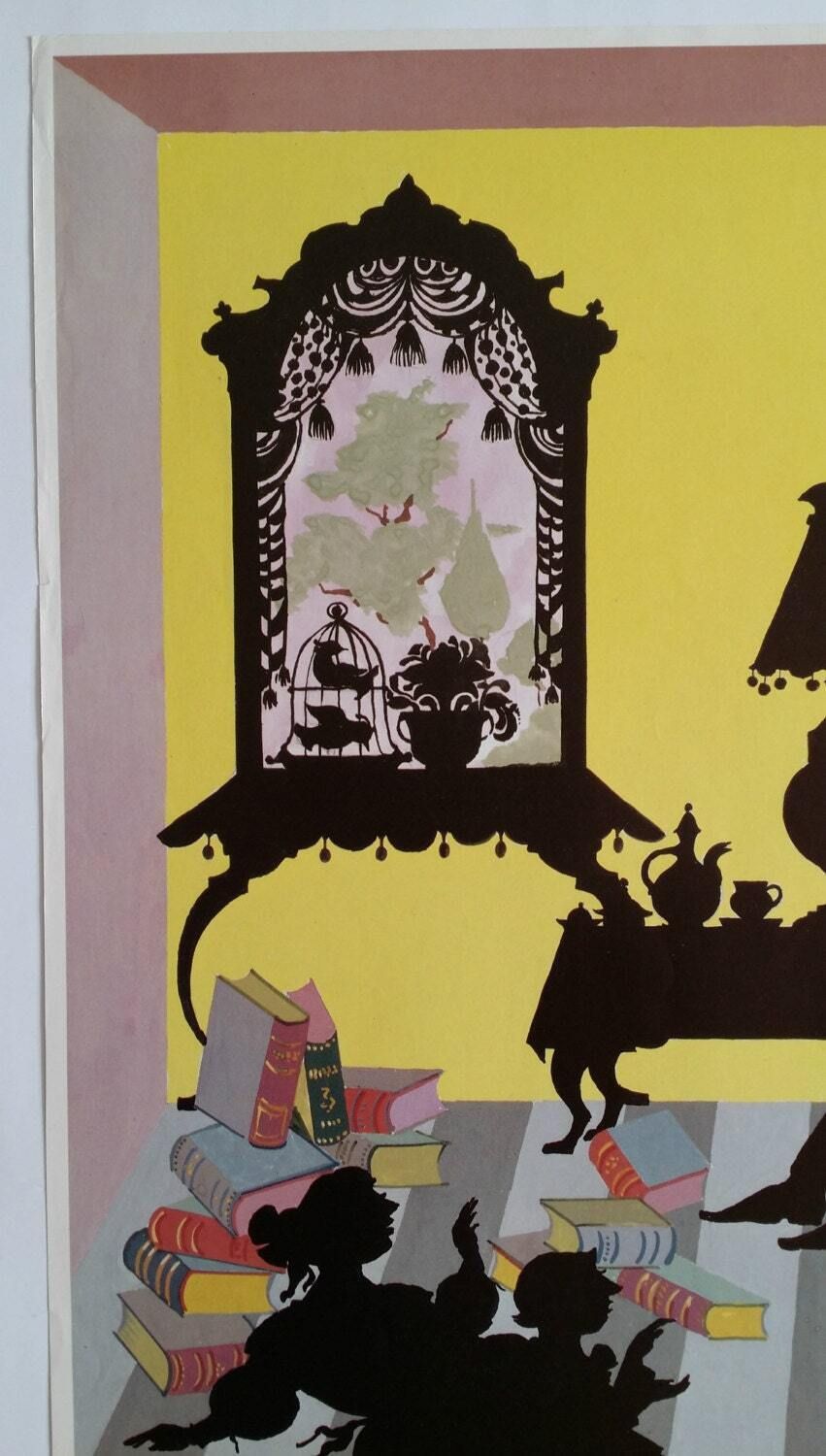 1989 Wiinblad's "The Ugly Duckling"   Original Vintage Poster photo 125.0
