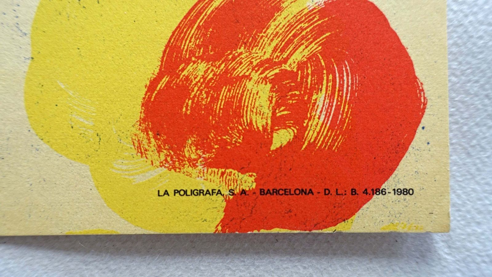 1980 Guniovart Mallorca Spanish Exhibition Poster   Original Vintage Poster photo for sale