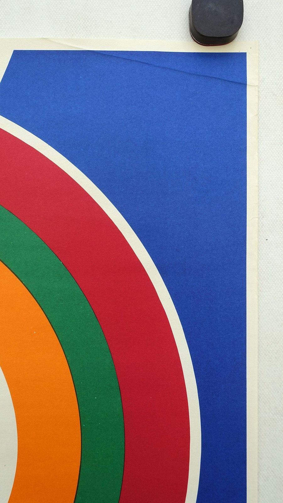 Deens Modernistisch Ontwerp Uit 1969 Door Henning Damgård Sørensen – Vintage Poster photo Kunst