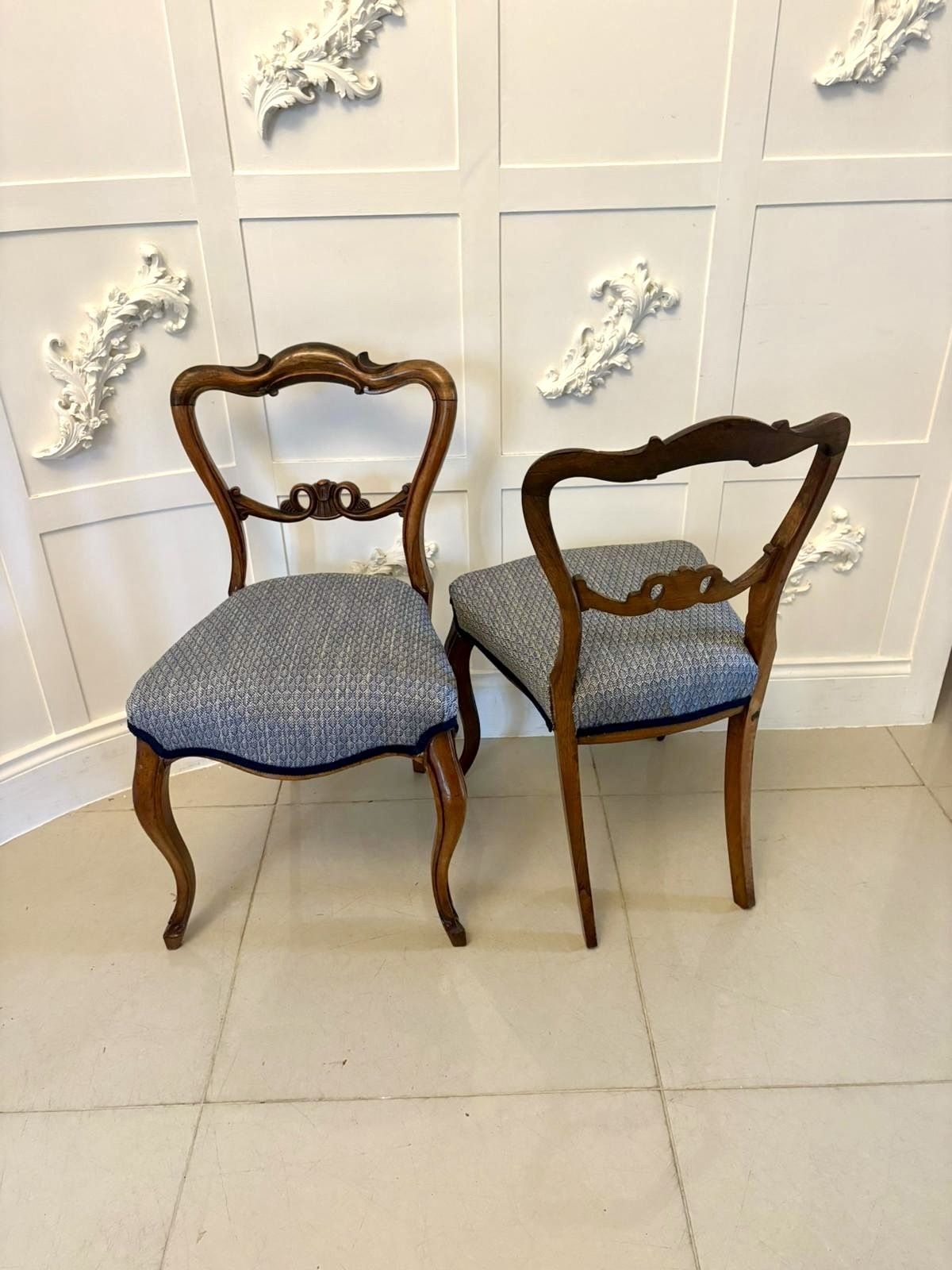 Furniture Outstanding Quality Set Of Six Antique 19th Century Rosewood Dining Chairs photo