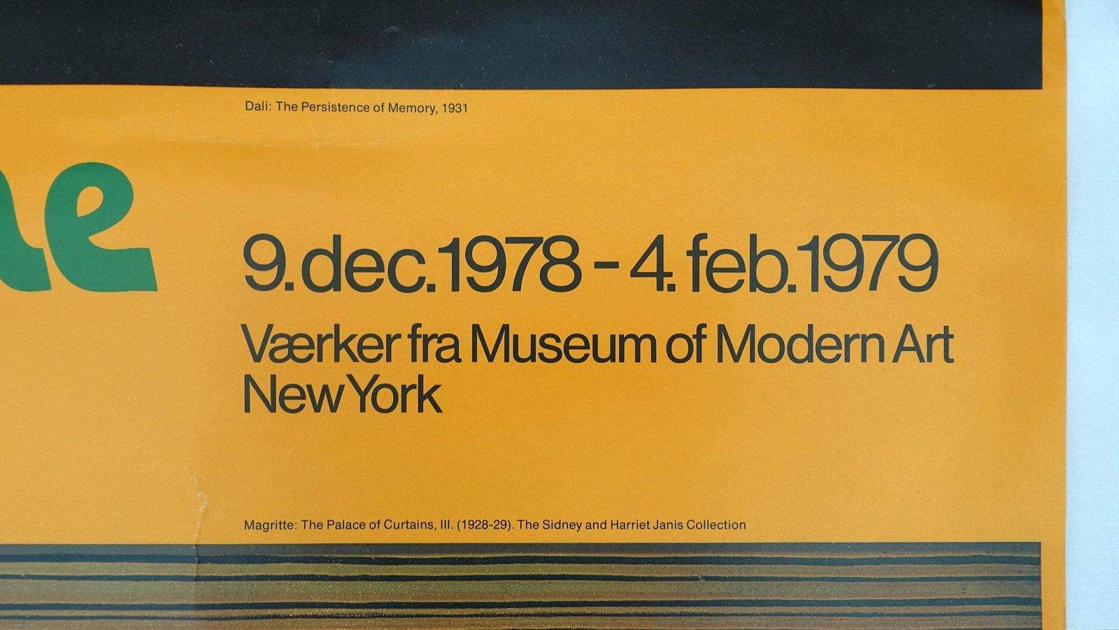 1978 Dali & Magritte Surealism At Louisiana Museum Of Modern Art   Original Vintage Poster photo Art