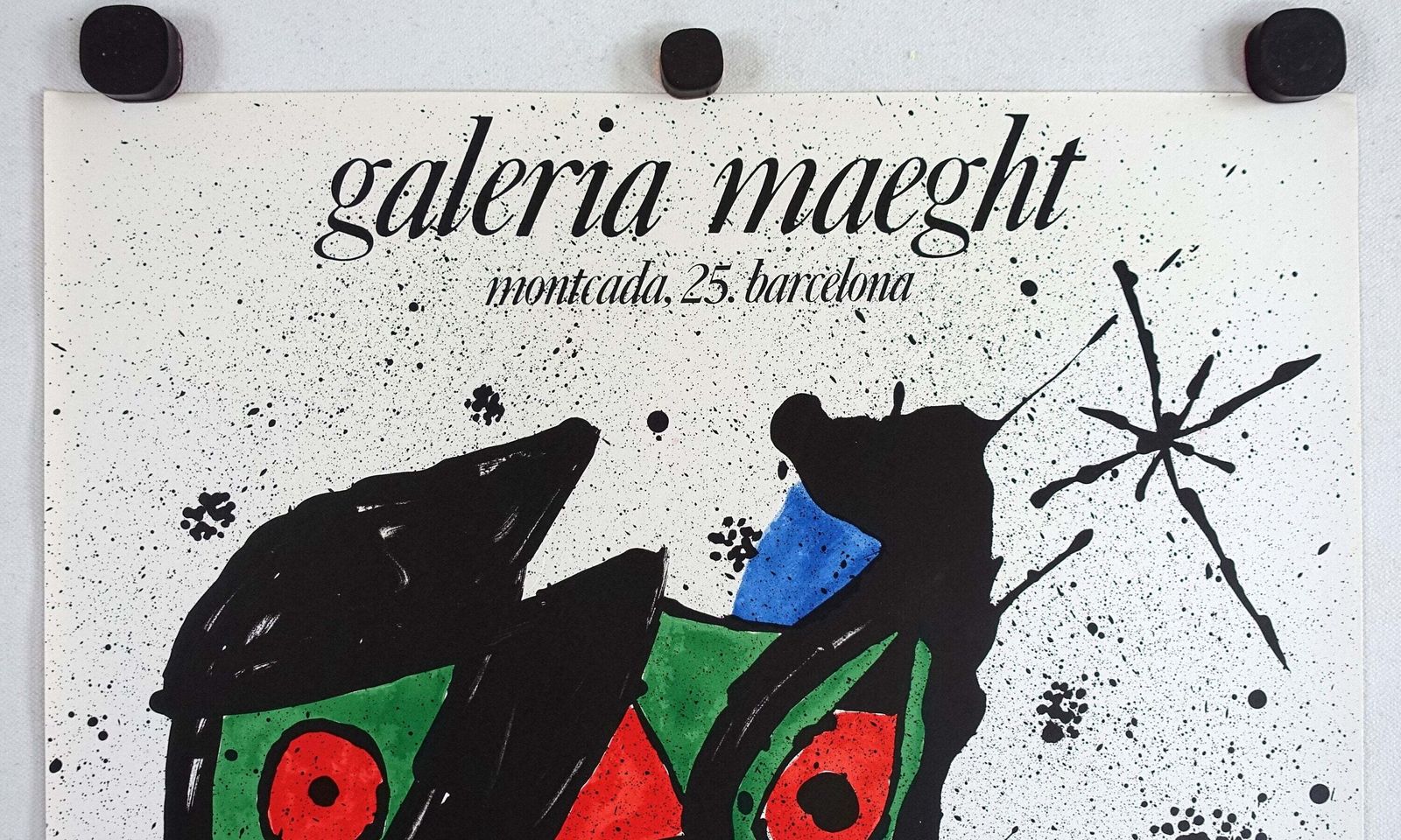 1978 Miro Galeria Maeght Tentoonstellingsposter — Vintage Poster photo for sale