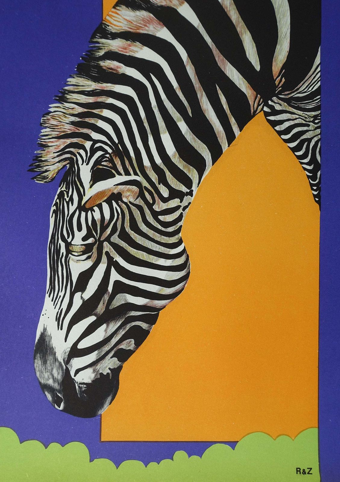 1980 Tierpark Berlin (Zebra)   Original Vintage Poster photo for sale