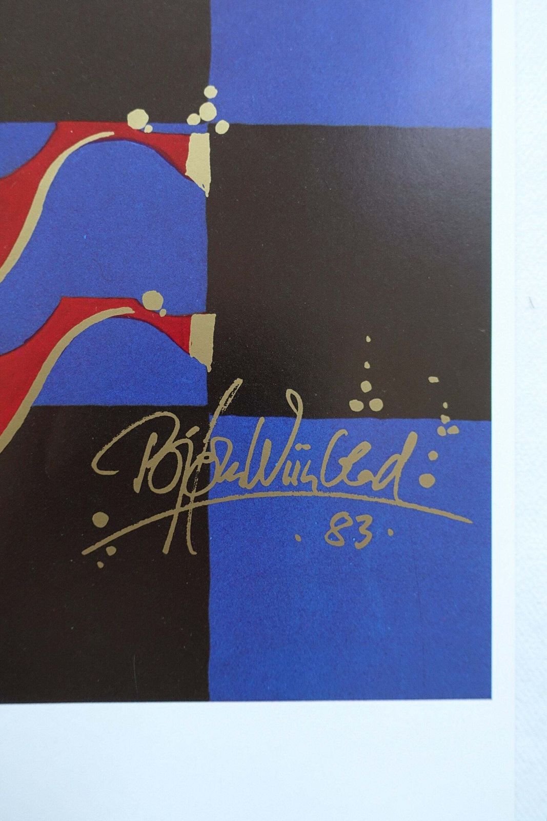 1983 Bjørn Wiinblad's House (Text Version)   Original Vintage Poster photo for sale