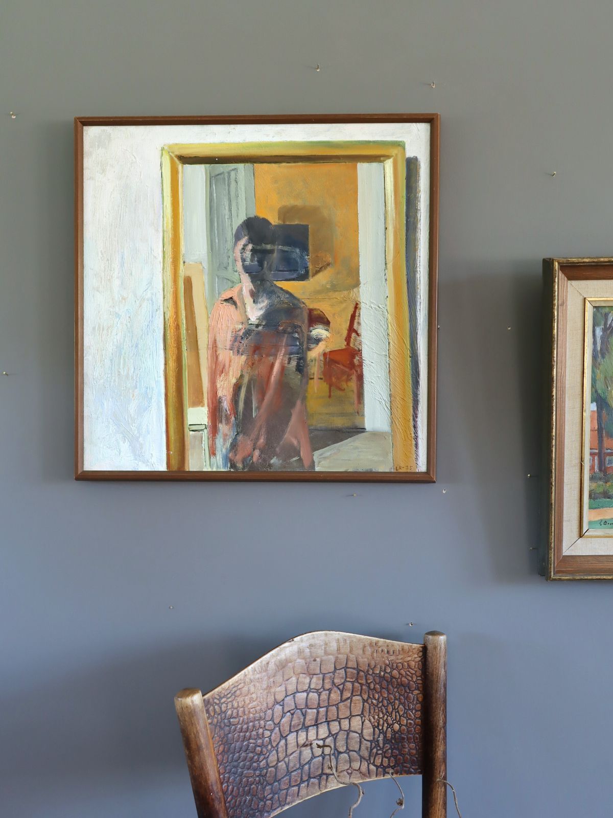 What The Mirror Saw, Oil Painting photo furniture