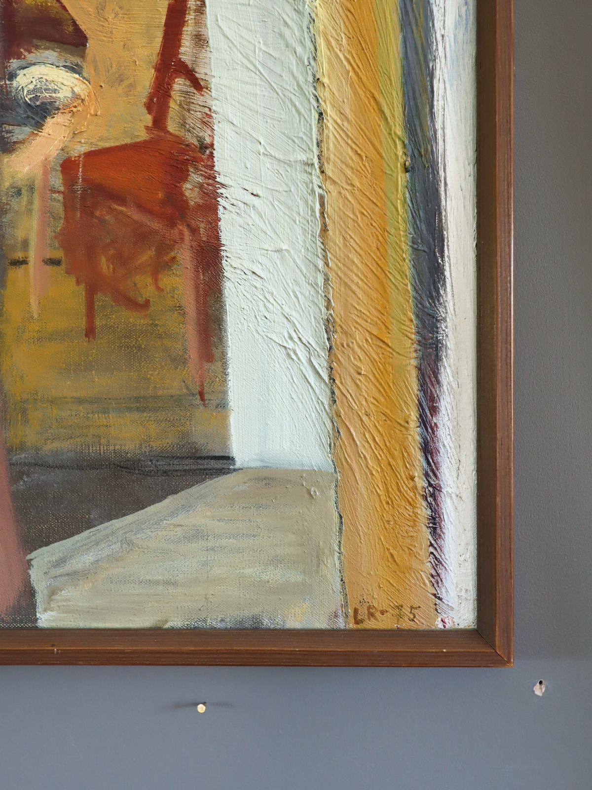 What The Mirror Saw, Oil Painting photo vinterior