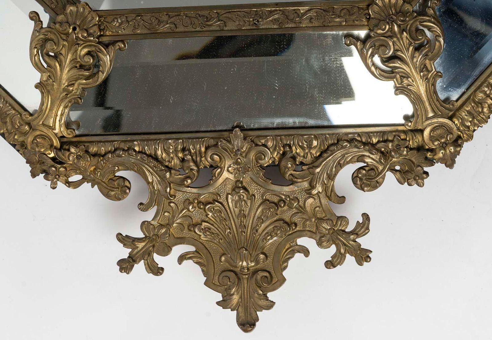 A 19th Century Napoleon III Period Bronze Mirror. photo 3530.0