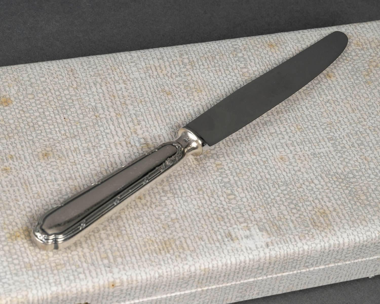 Home Decor Ercuis Cutlery Service, Silver Plated, 20th Century. photo