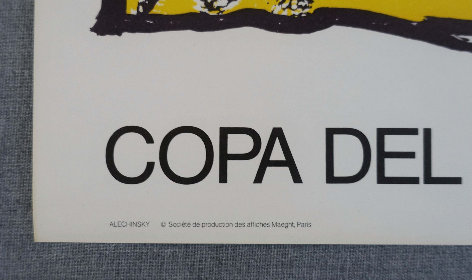 1982 World Cup Spain (Alicante)   Original Vintage Poster photo 153.0