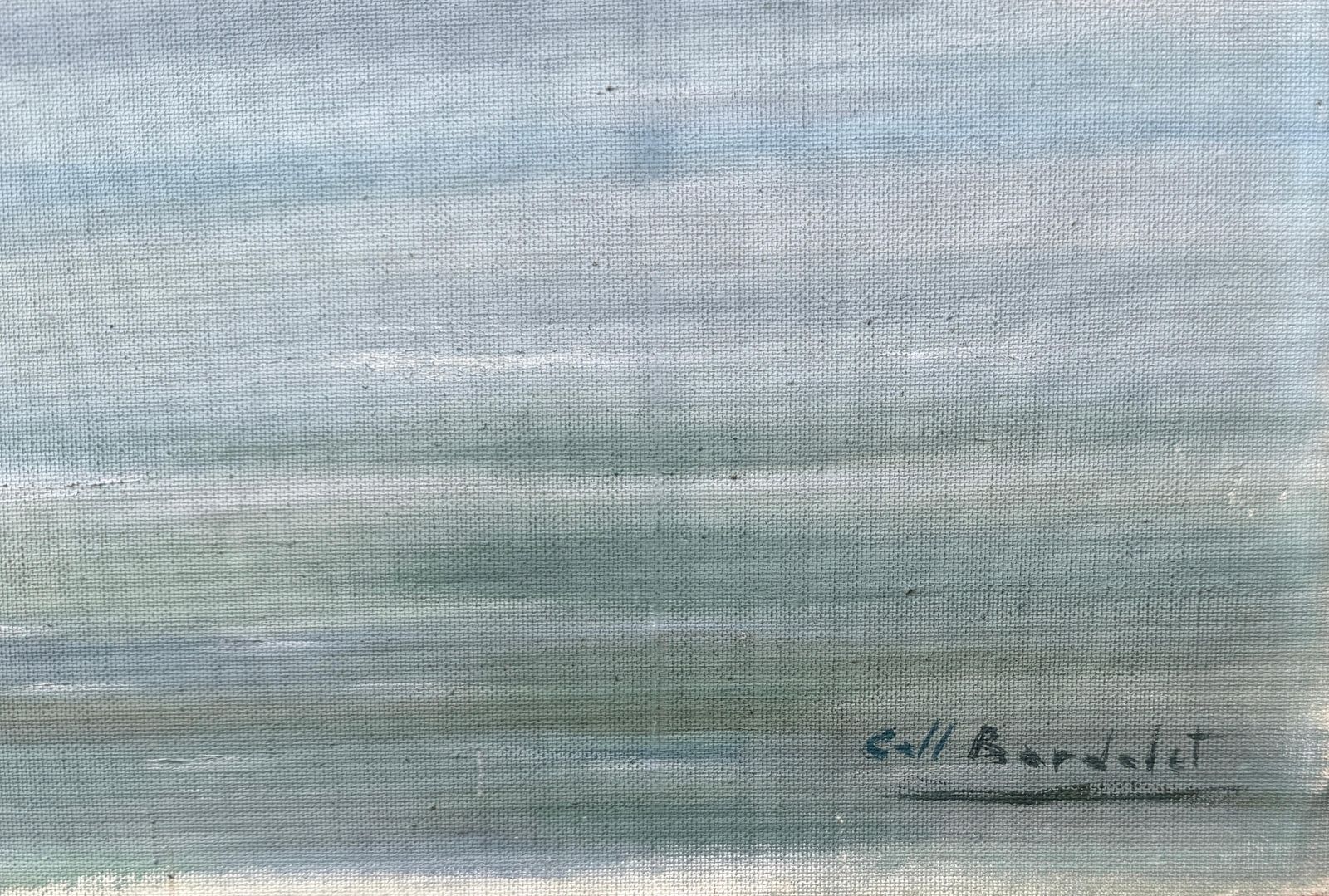 Palma De Mallorca From The Sea Mediterranean Art Oil On Canvas Painting Spain photo furniture