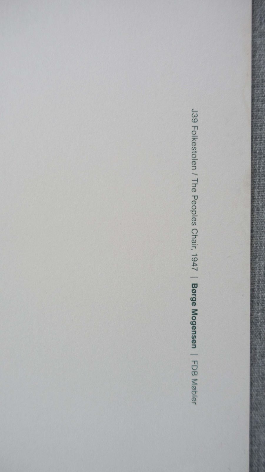 2014 Børge Mogensen Peoples Chair Design Museum Denmark   Original Vintage Poster photo for sale