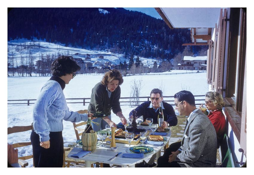 Toni Frissell 'Pizza In The Snow' Unframed Archival Pigment Print photo furniture