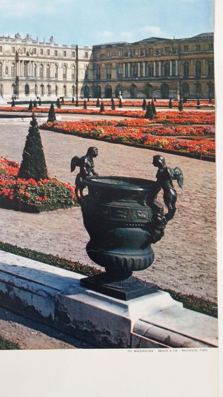 1960s France, Château De Versailles I   Original Vintage Poster photo 84.0