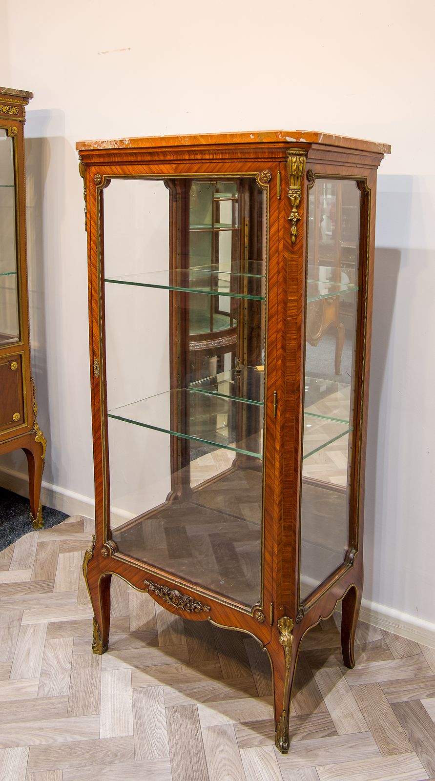 Antique Kingwood Display Cabinet With Ormolu Mounts By Francois Linke photo furniture