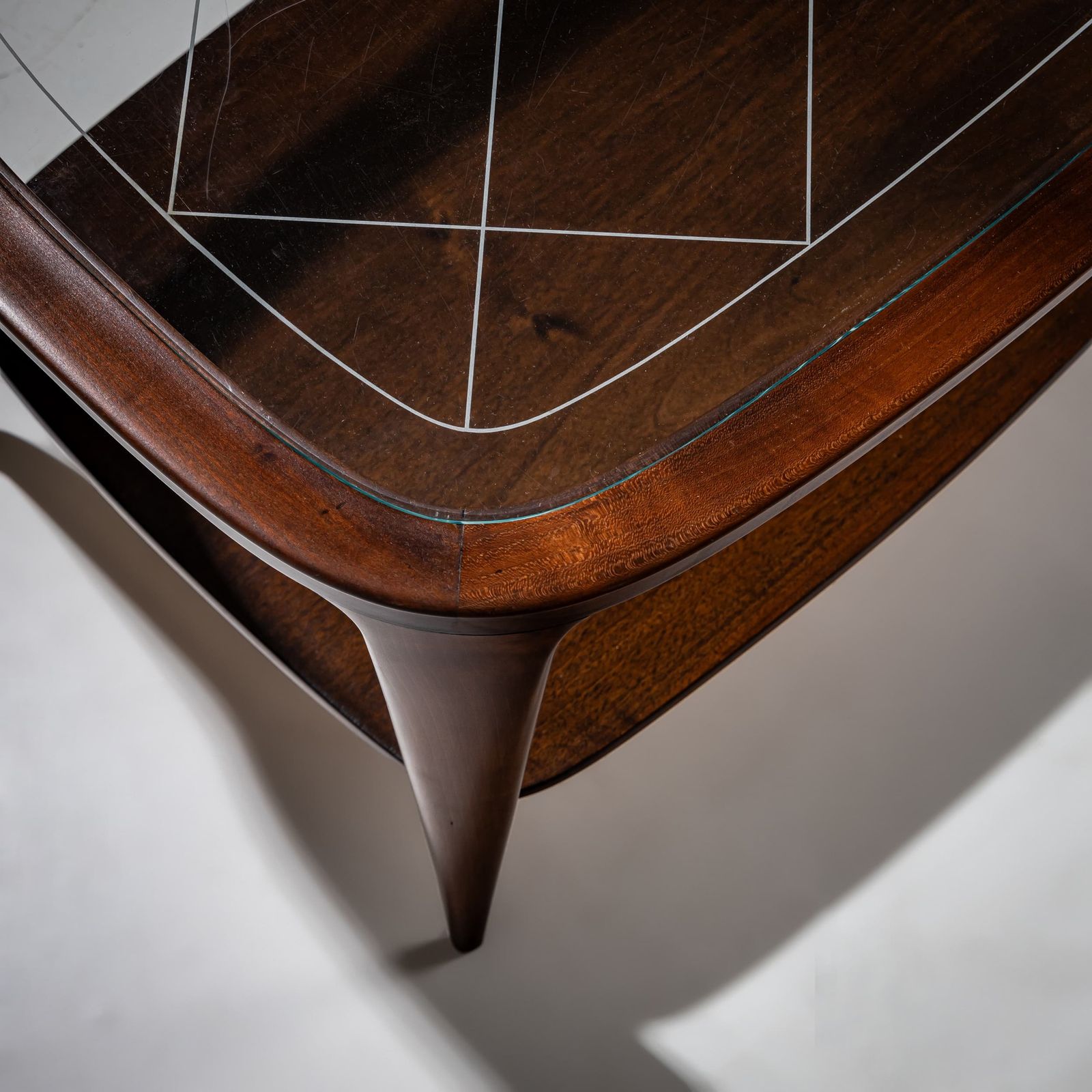 Coffee Table With Glass Top, Italy, Mid 20th Century photo Furniture