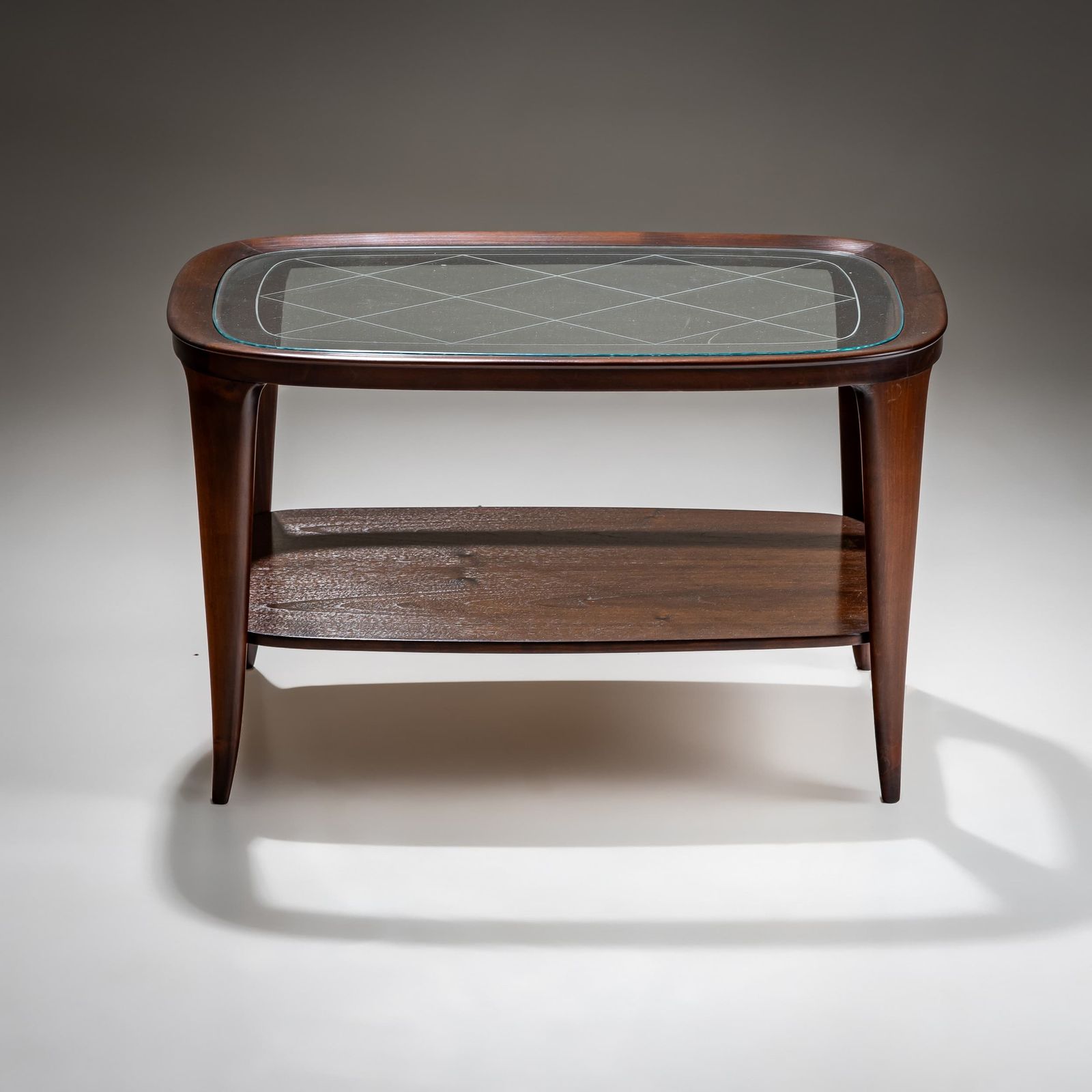 Coffee Table With Glass Top, Italy, Mid 20th Century photo 2200.0