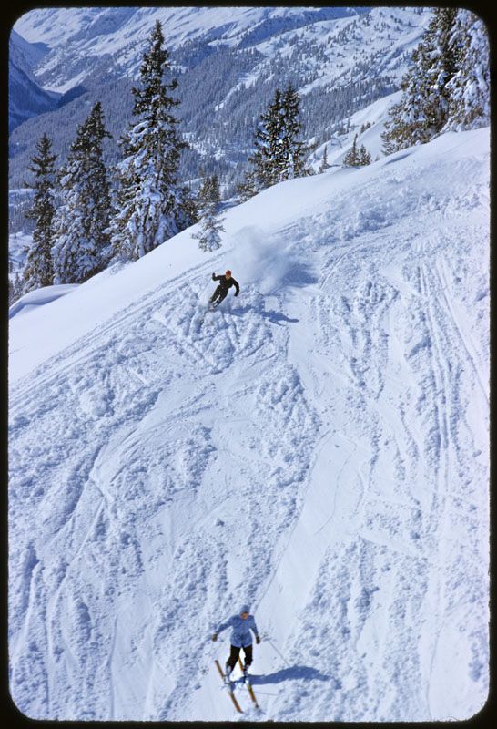Toni Frissell 'Skiers On The Piste' Unframed Archival Pigment Print