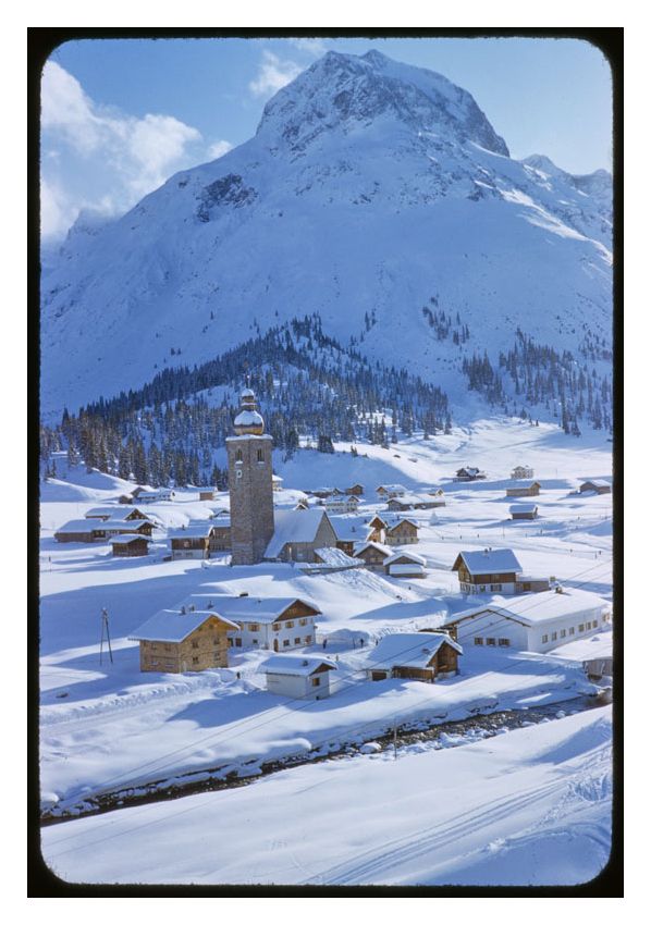 Toni Frissell 'St. Anton In Winter' Unframed Archival Pigment Print photo furniture