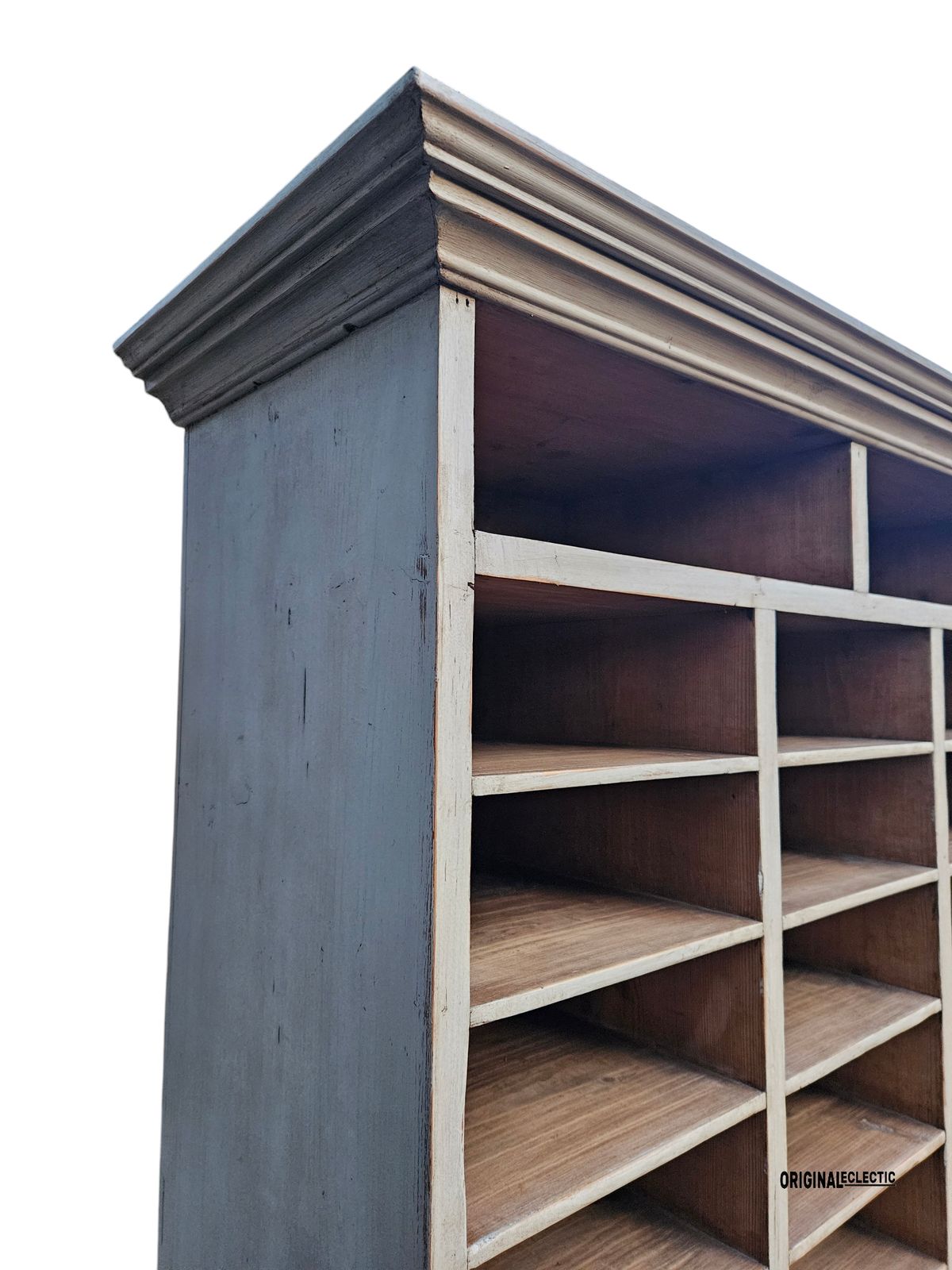 Antique French Haberdashery Cabinet With Pigeon Hole Shelving C1880 photo vinterior
