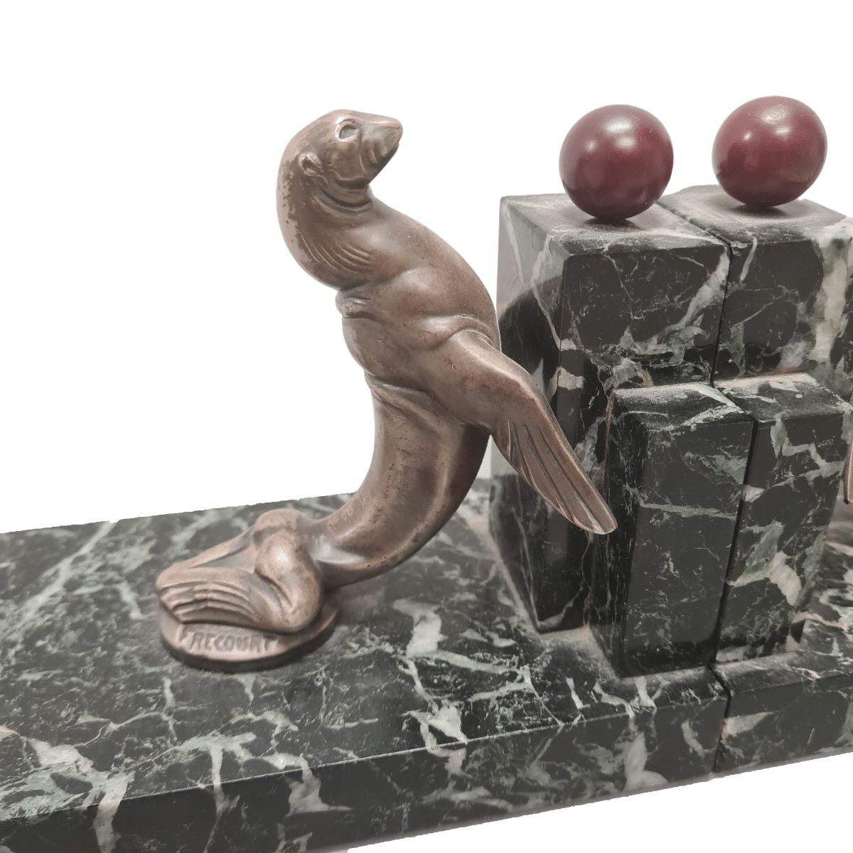 Maurice Frecourt Art Deco Bookends, Circa 1925 photo furniture