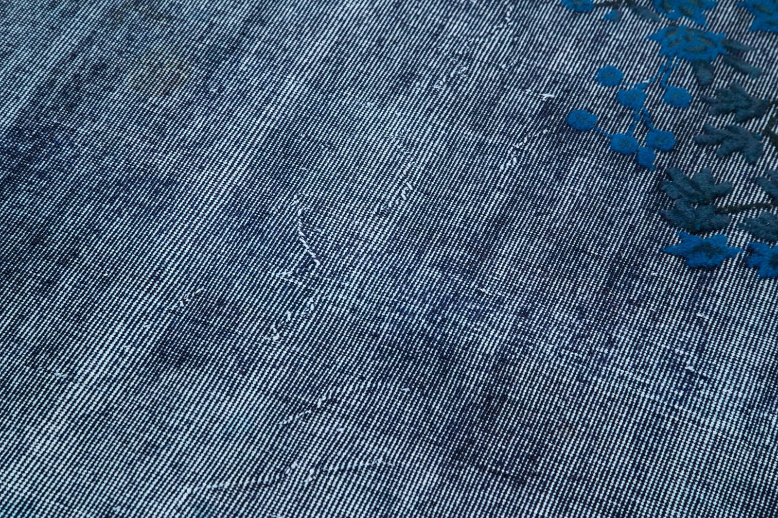 Handmade Purple Over Dyed Rug 112 Cm X 201 Cm photo 268.0