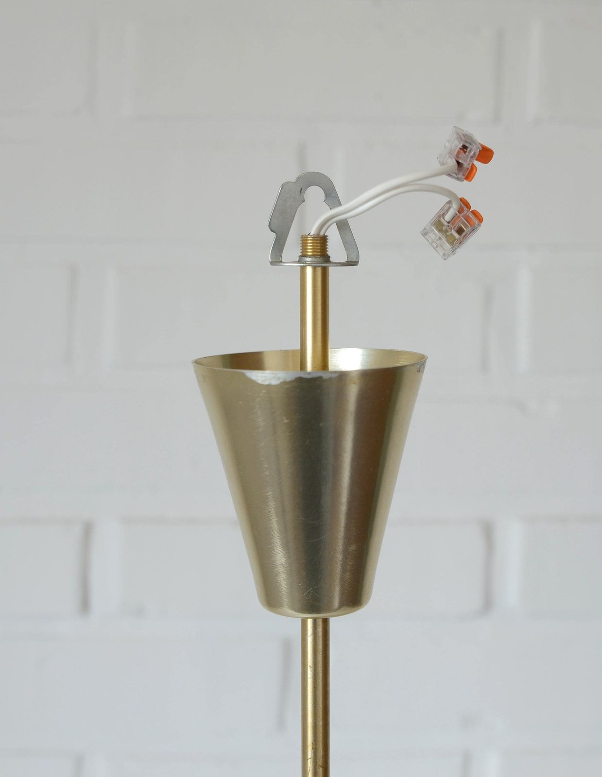 photo furniture Vintage Scandinavian Pendant Light / Minimalist Mid Century Modern Chandelier / White Glass Ufo Hanging Lamp / Space Age Yugoslavia 1960's