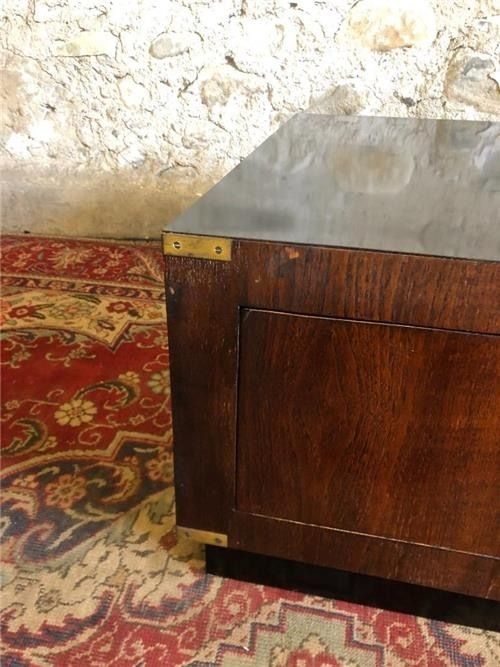 Vintage Campaign Style Coffe Table. 0235 photo buy