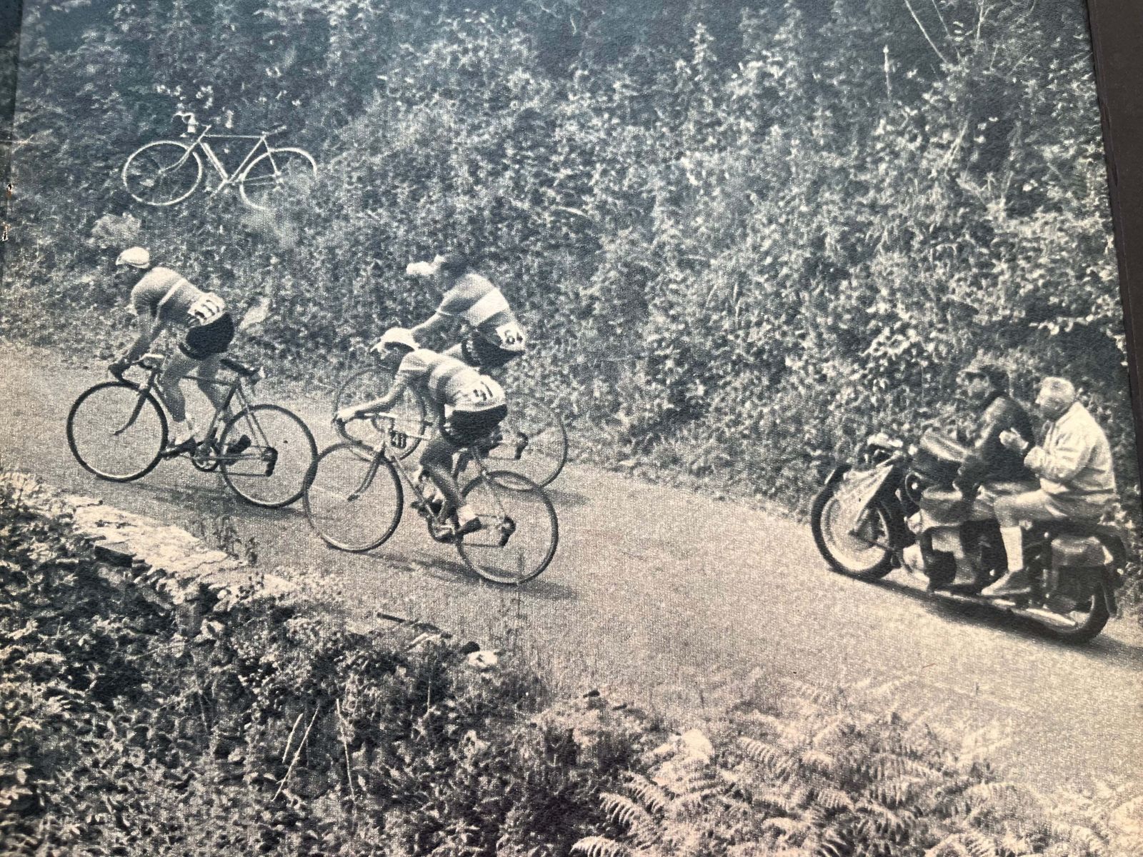 Tour De France Vintage Print C1959 Gaul / Bahamontes photo furniture