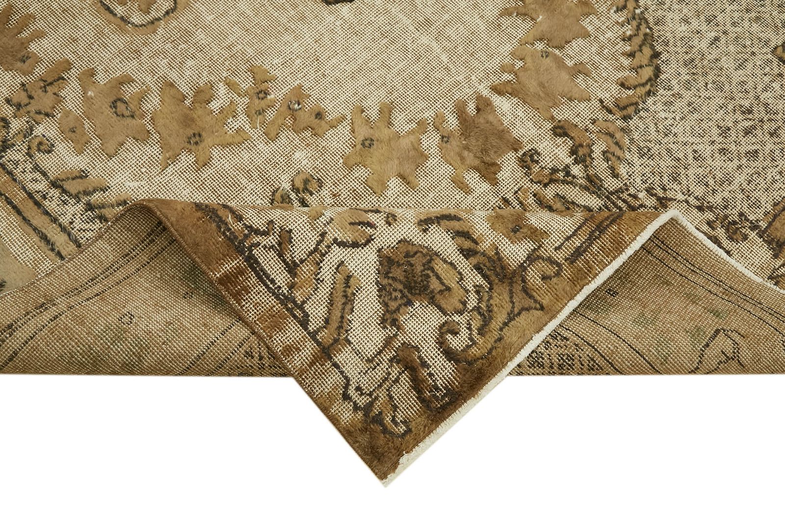 6x10 Brown Over Dyed Rug, Oriental photo vinterior