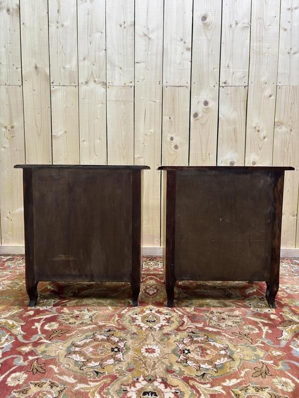Paire De Chevets En Bois Peint De Style Louis XV photo buy