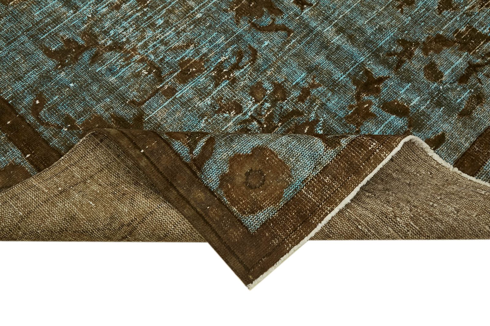 7x11 Brown Over Dyed Rug, Oriental photo vinterior