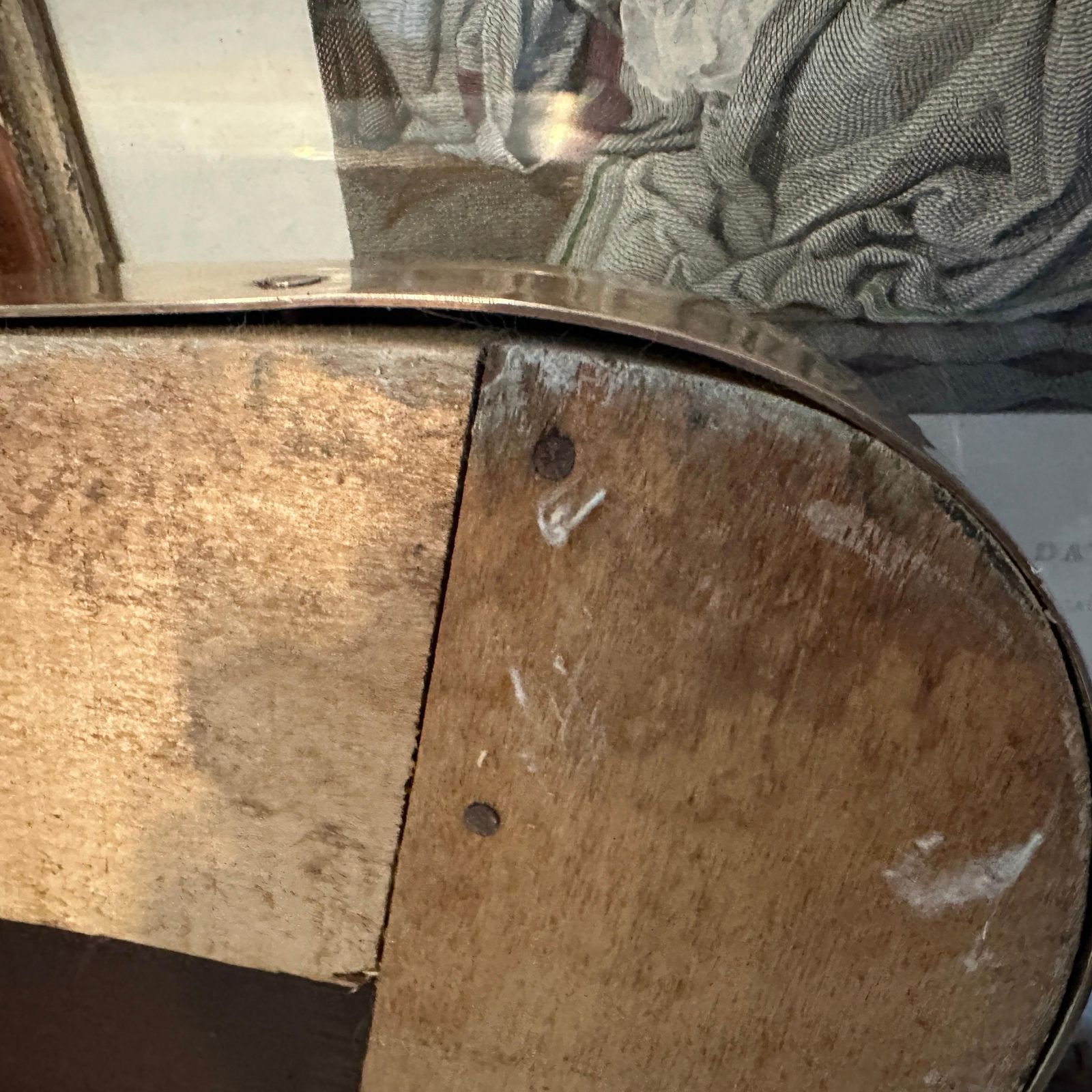 photo furniture 1950s Rare Gio Ponti Style Mid Century Modern Biscuit Shaped Italian Wall Mirror