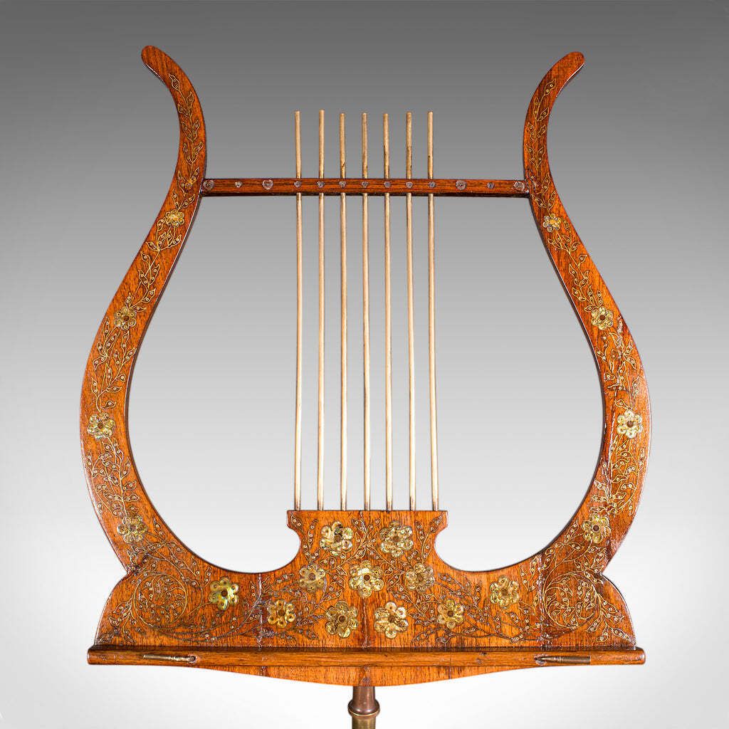 Antique Music Recital Stand, English, Walnut, Adjustable, Regency, Circa 1820 photo 3006.0