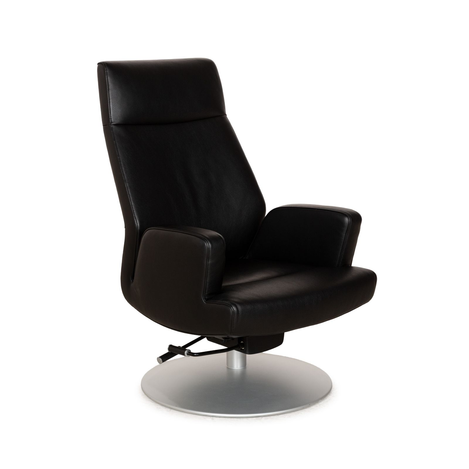 Fauteuil De Sede DS-256 en cuir noir, fonction manuelle photo for sale