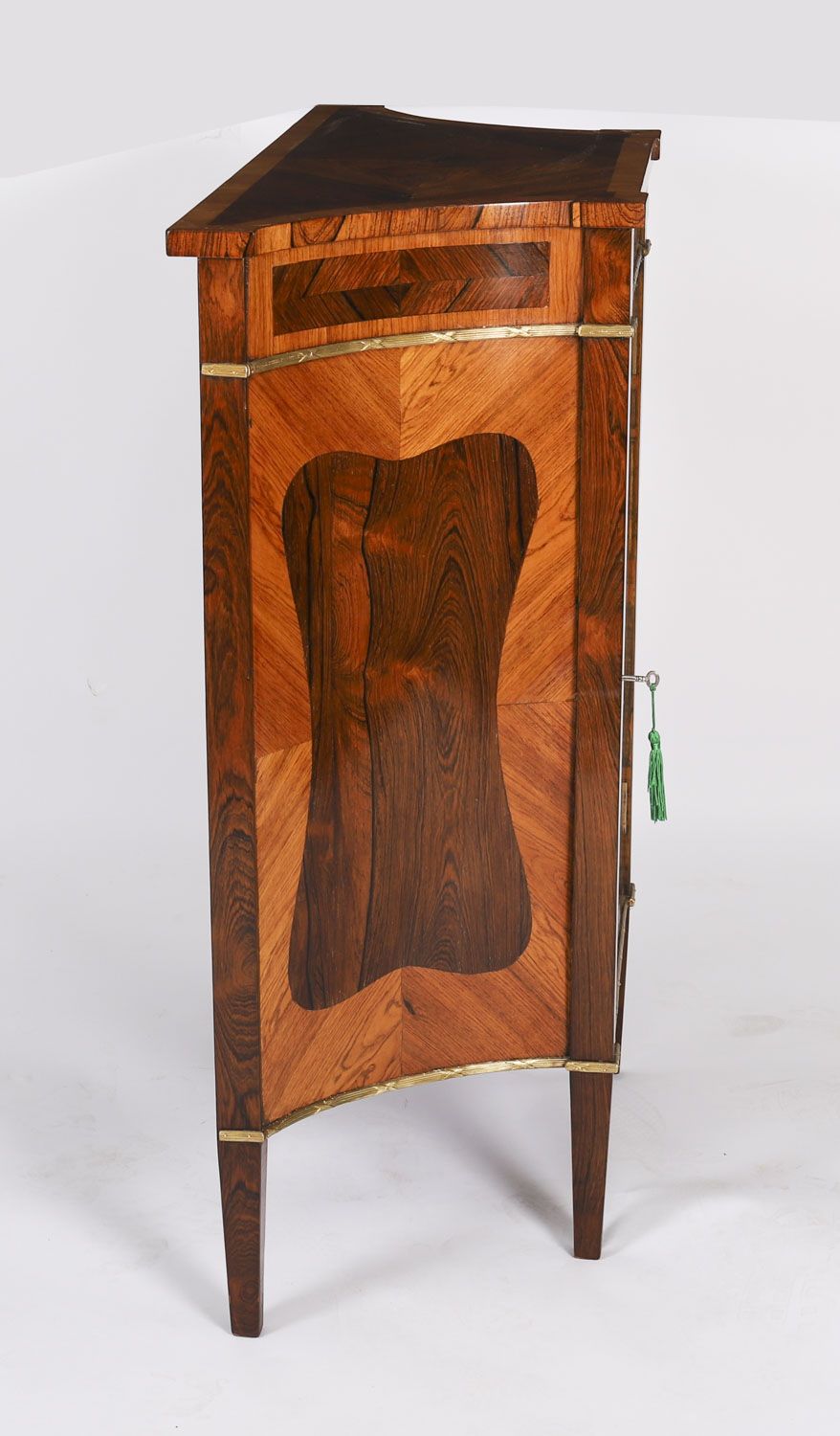 4250.0 Antique Pair Goncalo Alves & King Wood  Side Cabinets 19th C photo