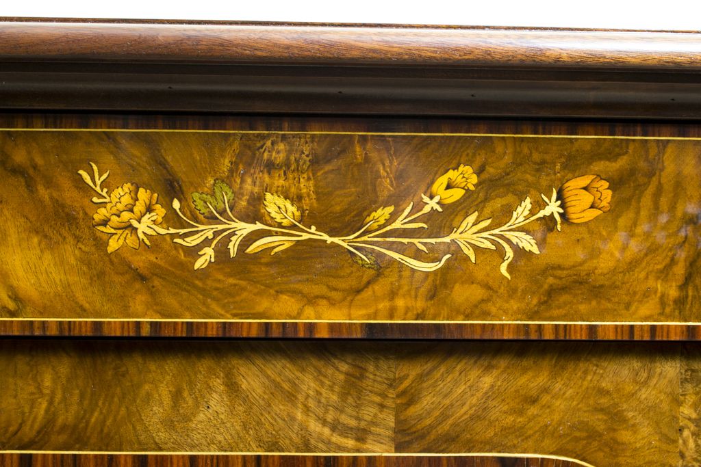 photo buy Antique Burr Walnut Marquetry Sideboard  Early 20th Century