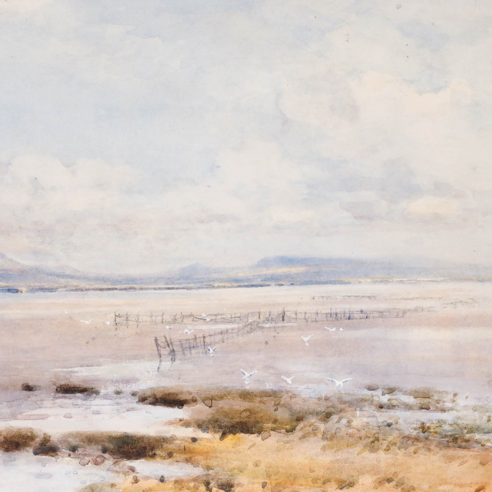 Frederick Tucker (1860 1935) Watercolour, The Cumberland Hills photo for sale